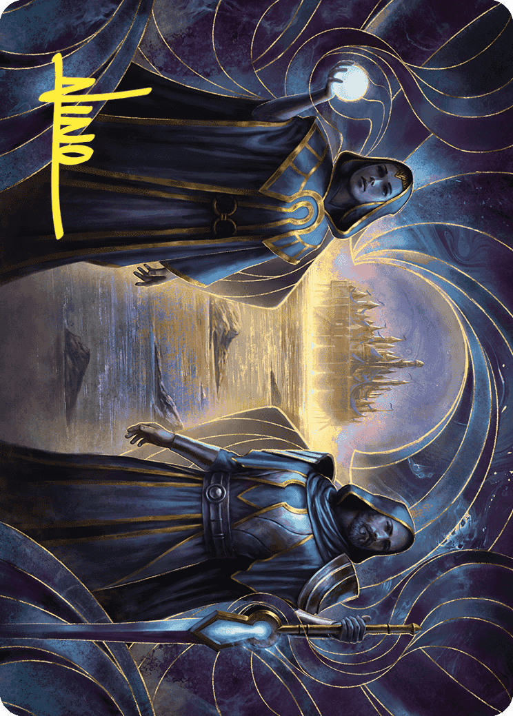 Court of Vantress Art Card (Gold-Stamped Signature) [Wilds of Eldraine Art Series] MTG Single Magic: The Gathering  | Multizone: Comics And Games