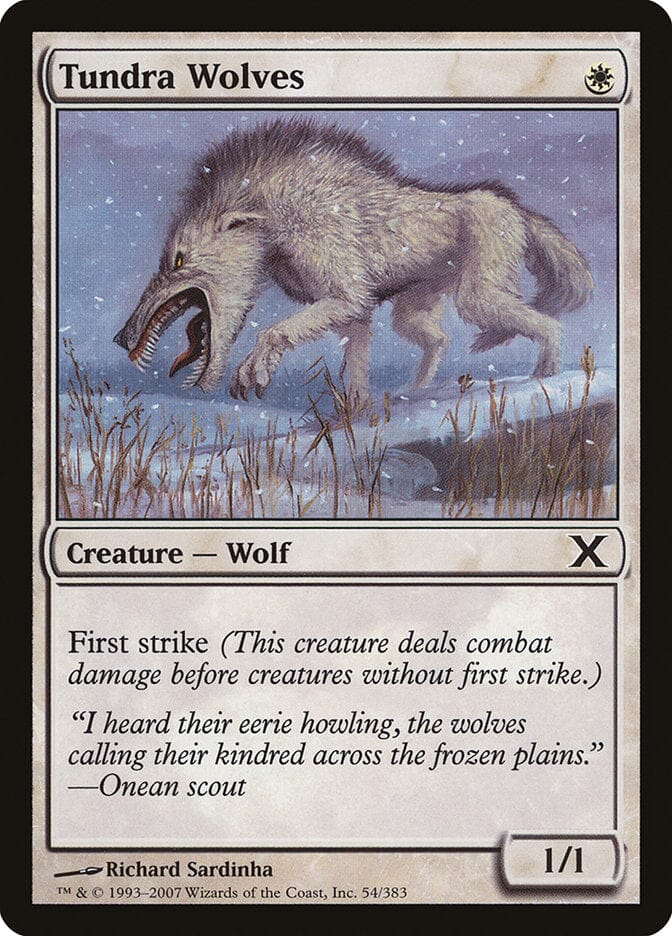 Tundra Wolves [Tenth Edition] MTG Single Magic: The Gathering  | Multizone: Comics And Games