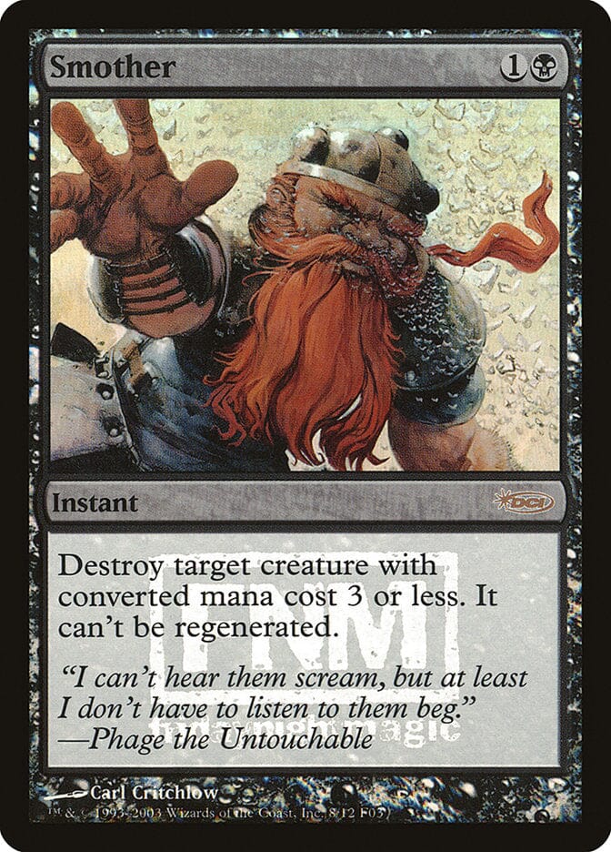 Smother [Friday Night Magic 2003] MTG Single Magic: The Gathering  | Multizone: Comics And Games