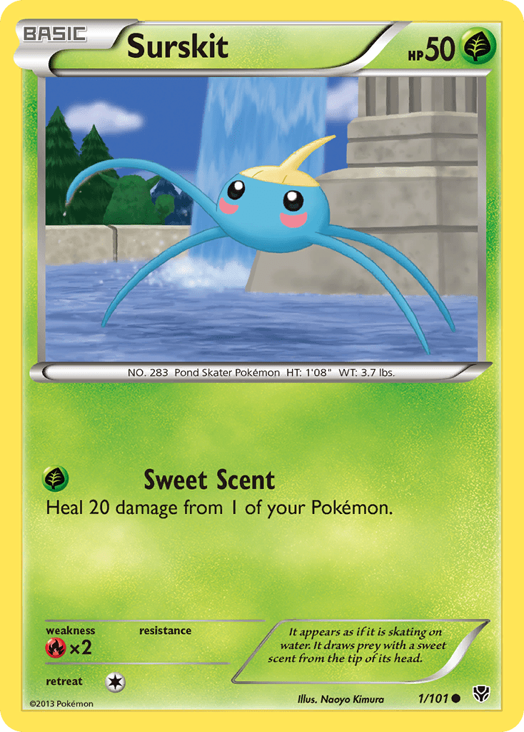 Surskit (1/101) [Black & White: Plasma Blast] Pokemon Single Pokémon  | Multizone: Comics And Games