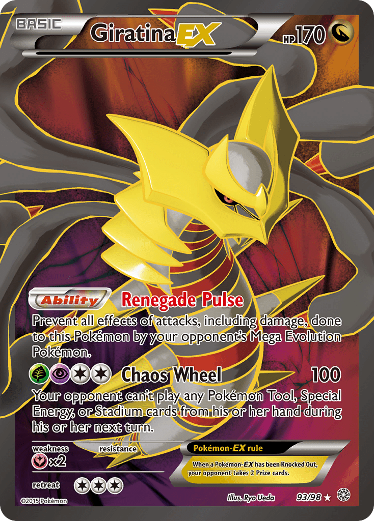 Giratina EX (93/98) [XY: Ancient Origins] Pokemon Single Pokémon  | Multizone: Comics And Games