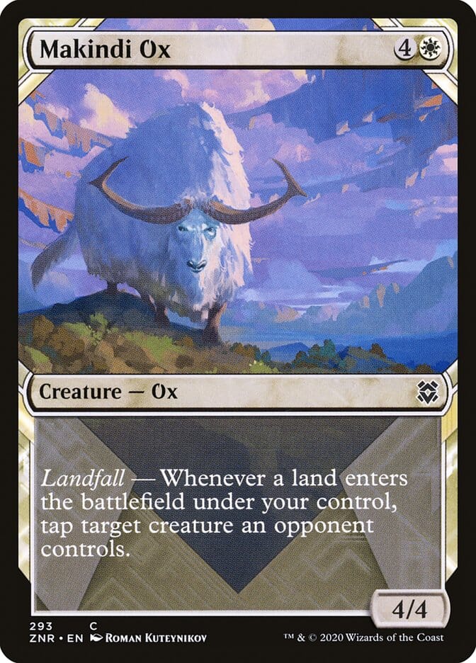 Makindi Ox (Showcase) [Zendikar Rising] MTG Single Magic: The Gathering  | Multizone: Comics And Games