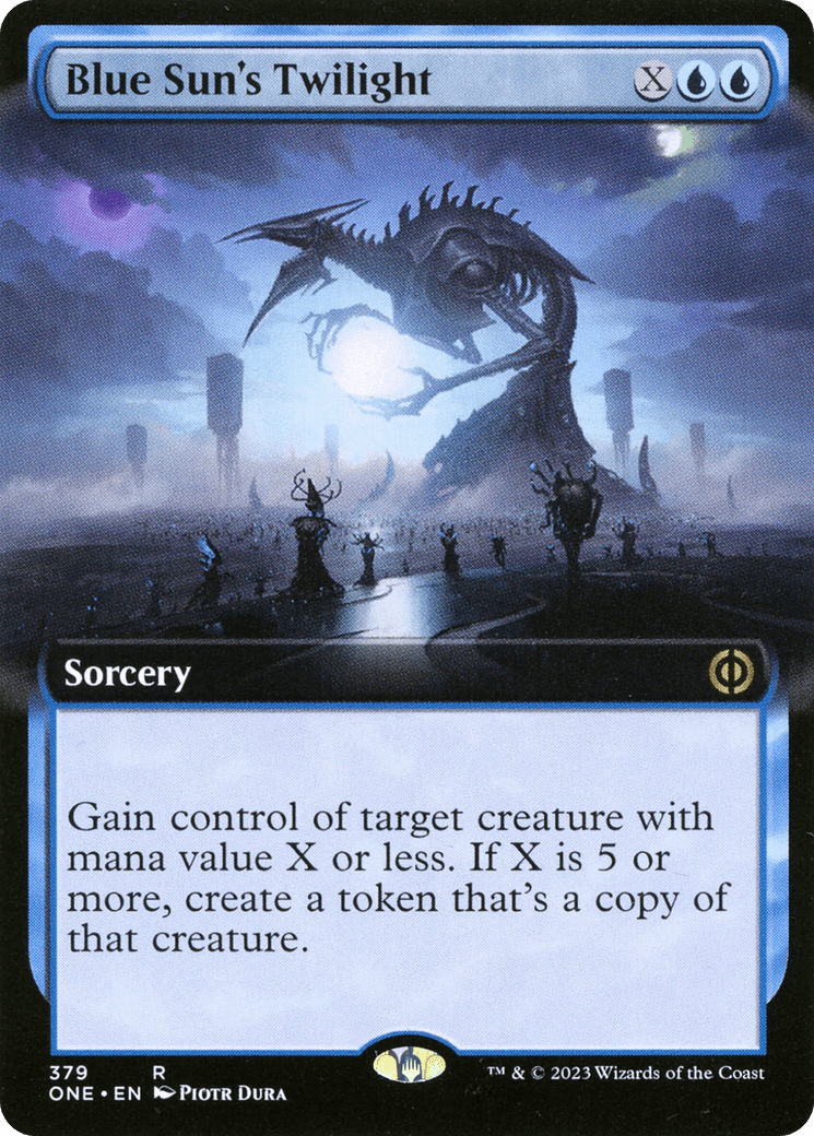 Blue Sun's Twilight (Extended Art) [Phyrexia: All Will Be One] MTG Single Magic: The Gathering  | Multizone: Comics And Games