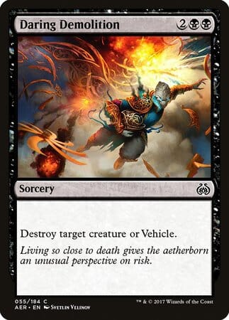 Daring Demolition [Aether Revolt] MTG Single Magic: The Gathering  | Multizone: Comics And Games