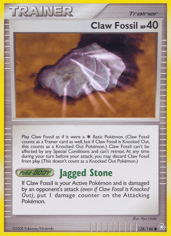 Claw Fossil (138/146) [Diamond & Pearl: Legends Awakened] Pokemon Single Pokémon  | Multizone: Comics And Games