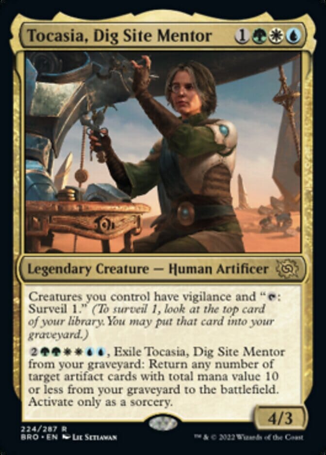 Tocasia, Dig Site Mentor [The Brothers' War] MTG Single Magic: The Gathering  | Multizone: Comics And Games