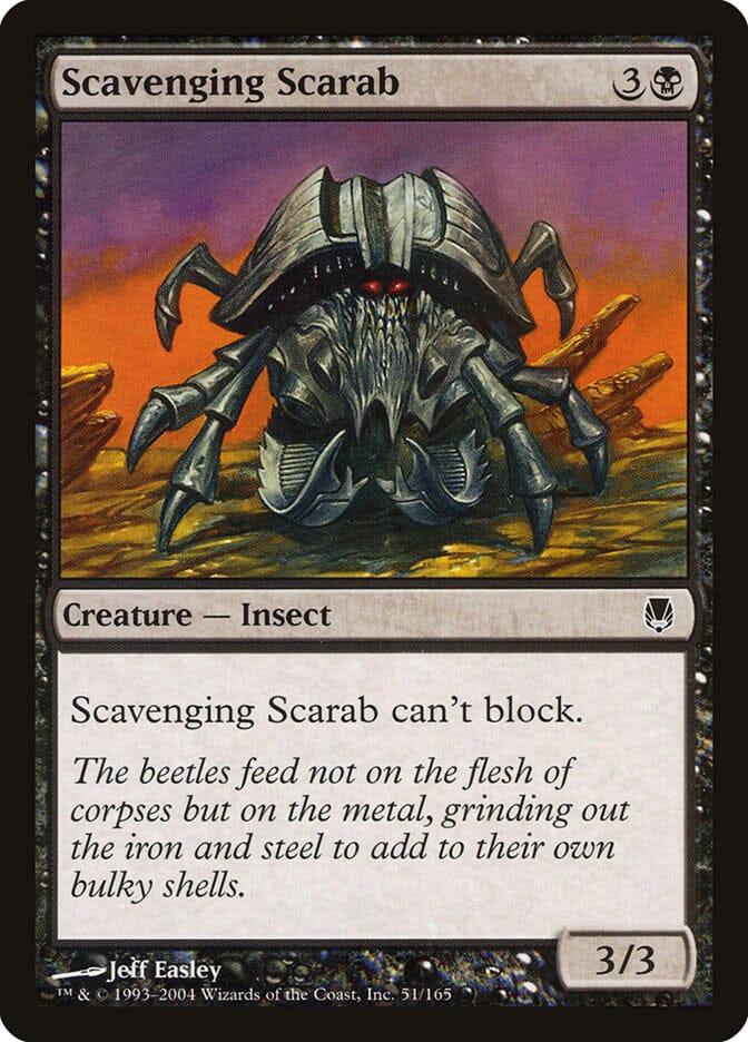 Scavenging Scarab [Darksteel] MTG Single Magic: The Gathering  | Multizone: Comics And Games
