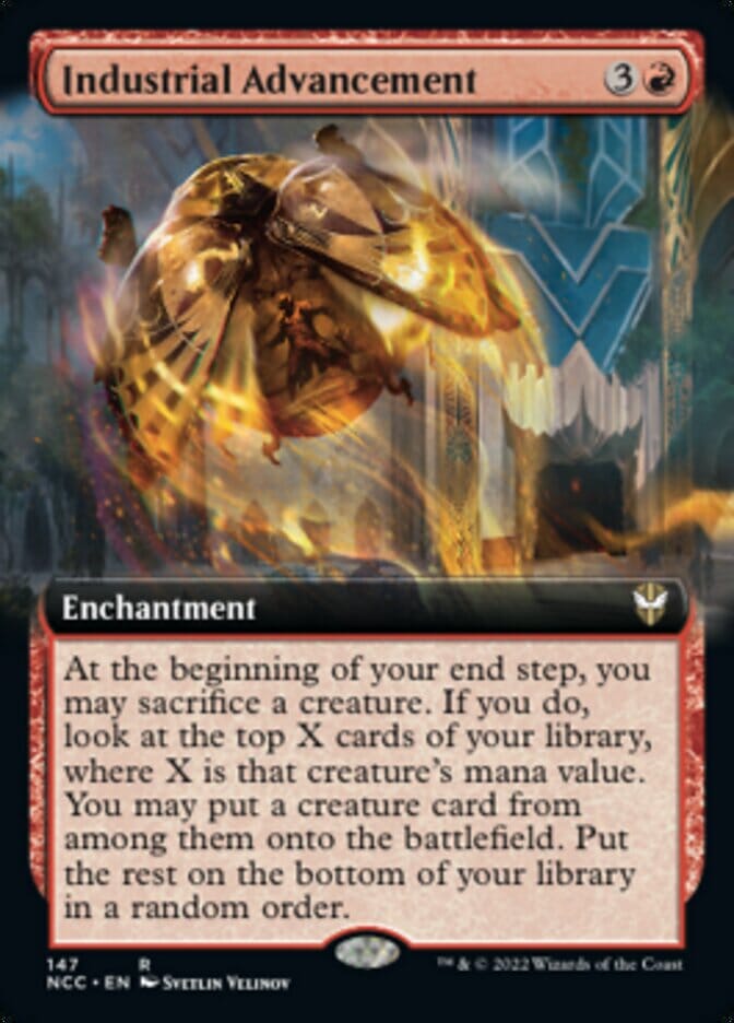 Industrial Advancement (Extended Art) [Streets of New Capenna Commander] MTG Single Magic: The Gathering  | Multizone: Comics And Games