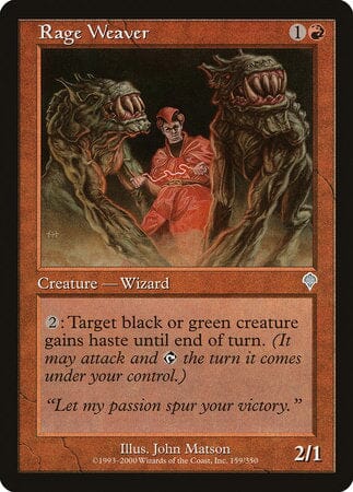 Rage Weaver [Invasion] MTG Single Magic: The Gathering  | Multizone: Comics And Games