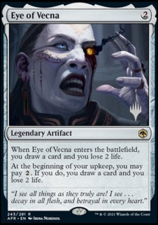 Eye of Vecna (Promo Pack) [Dungeons & Dragons: Adventures in the Forgotten Realms Promos] MTG Single Magic: The Gathering  | Multizone: Comics And Games
