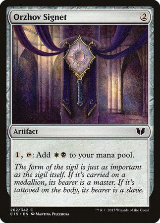 Orzhov Signet [Commander 2015] MTG Single Magic: The Gathering  | Multizone: Comics And Games