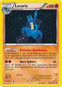 Lucario (80/113) (Cosmos Holo) [Black & White: Legendary Treasures] Pokemon Single Pokémon  | Multizone: Comics And Games