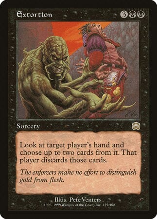 Extortion [Mercadian Masques] MTG Single Magic: The Gathering  | Multizone: Comics And Games