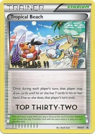 Tropical Beach (BW28) (Top 32) [Black & White: Black Star Promos] Pokemon Single Pokémon  | Multizone: Comics And Games