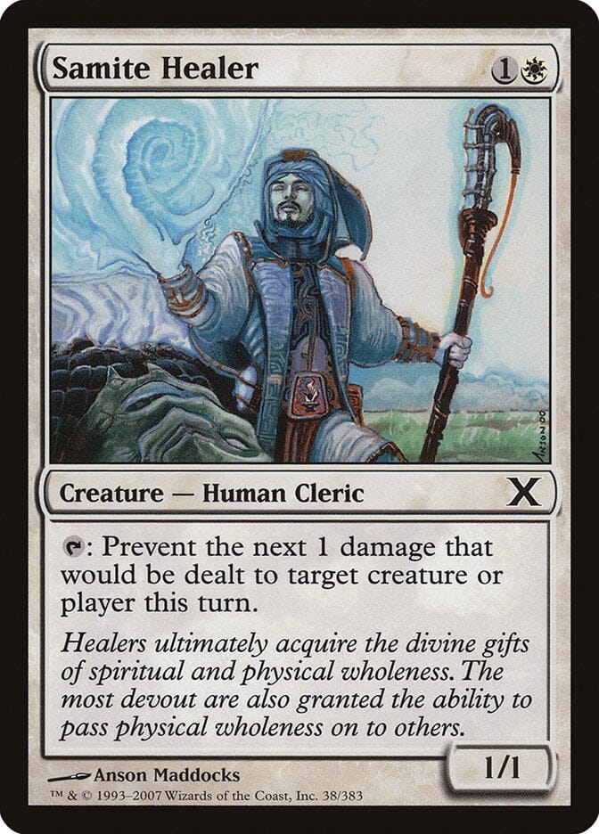 Samite Healer [Tenth Edition] MTG Single Magic: The Gathering  | Multizone: Comics And Games