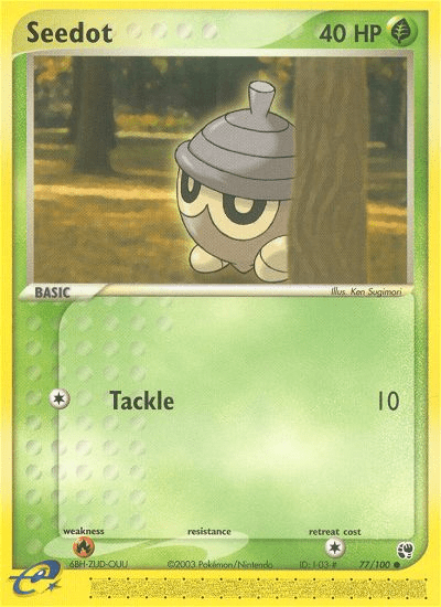 Seedot (77/100) [EX: Sandstorm] Pokemon Single Pokémon  | Multizone: Comics And Games