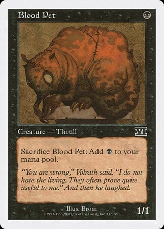 Blood Pet [Classic Sixth Edition] MTG Single Magic: The Gathering  | Multizone: Comics And Games