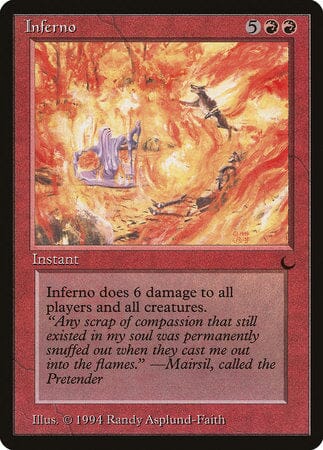 Inferno [The Dark] MTG Single Magic: The Gathering  | Multizone: Comics And Games