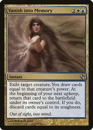 Vanish into Memory [Duel Decks: Venser vs. Koth] MTG Single Magic: The Gathering  | Multizone: Comics And Games