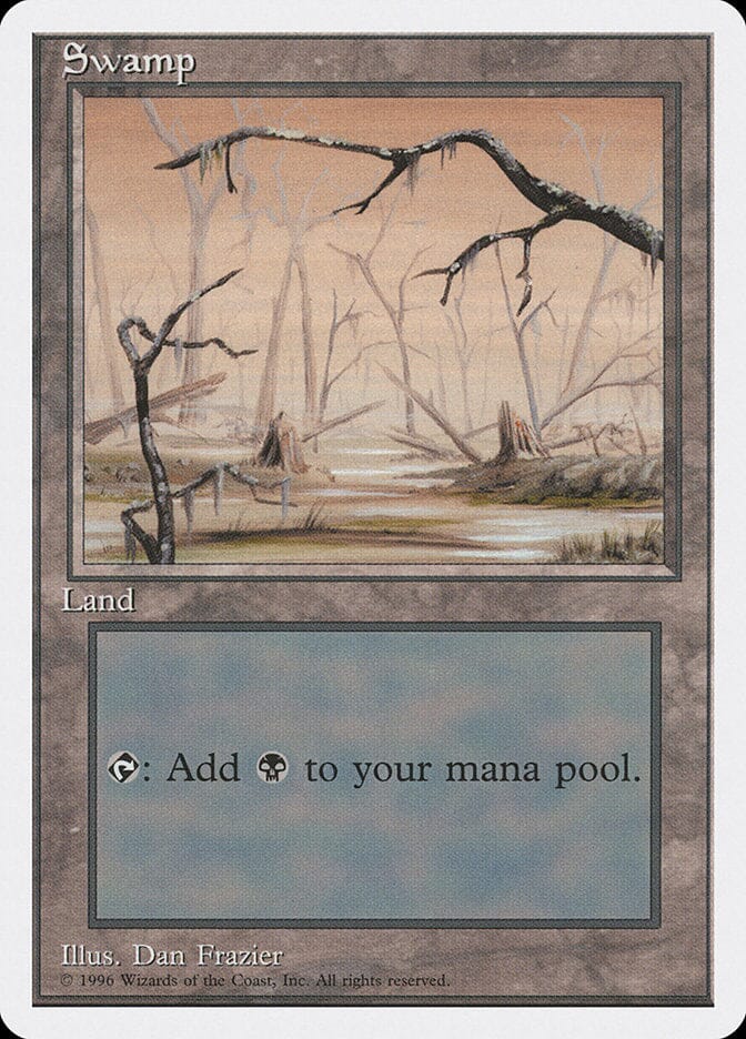 Swamp (Orange Background) [Introductory Two-Player Set] MTG Single Magic: The Gathering  | Multizone: Comics And Games