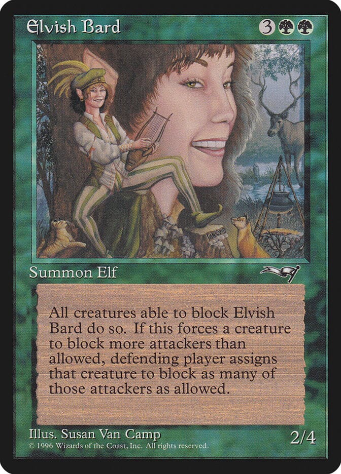 Elvish Bard [Alliances] MTG Single Magic: The Gathering  | Multizone: Comics And Games