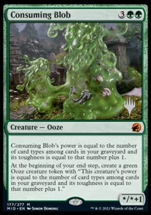 Consuming Blob (Promo Pack) [Innistrad: Midnight Hunt Promos] MTG Single Magic: The Gathering  | Multizone: Comics And Games
