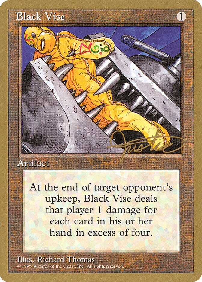 Black Vise (Mark Justice) [Pro Tour Collector Set] MTG Single Magic: The Gathering  | Multizone: Comics And Games