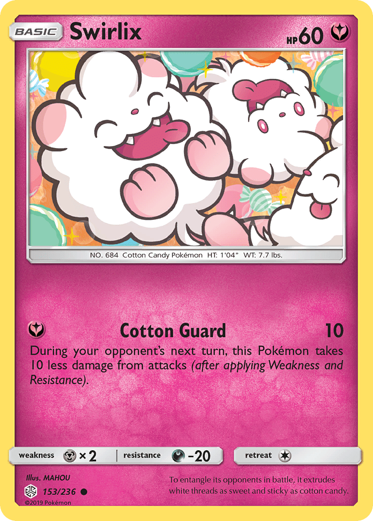 Swirlix (153/236) [Sun & Moon: Cosmic Eclipse] Pokemon Single Pokémon  | Multizone: Comics And Games