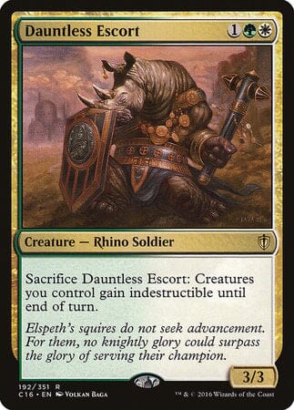 Dauntless Escort [Commander 2016] MTG Single Magic: The Gathering  | Multizone: Comics And Games