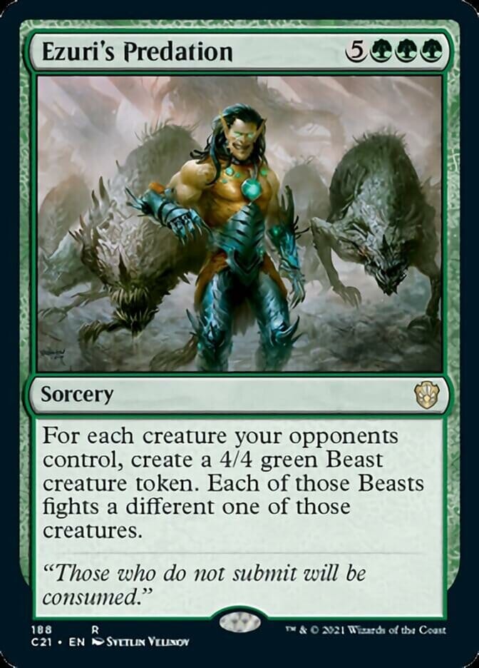 Ezuri's Predation [Commander 2021] MTG Single Magic: The Gathering  | Multizone: Comics And Games