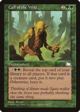 Call of the Wild [Weatherlight] MTG Single Magic: The Gathering  | Multizone: Comics And Games