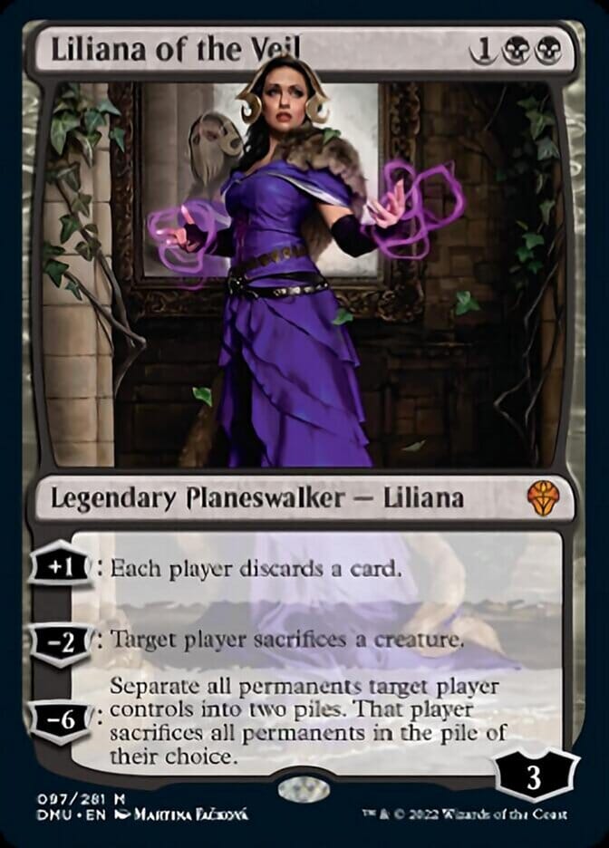 Liliana of the Veil [Dominaria United] MTG Single Magic: The Gathering  | Multizone: Comics And Games