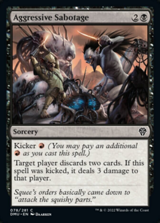 Aggressive Sabotage [Dominaria United] MTG Single Magic: The Gathering  | Multizone: Comics And Games
