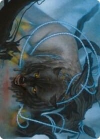 Bind the Monster Art Card [Kaldheim: Art Series] MTG Single Magic: The Gathering  | Multizone: Comics And Games