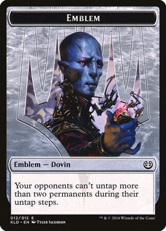 Emblem - Dovin Baan [Kaladesh Tokens] MTG Single Magic: The Gathering  | Multizone: Comics And Games