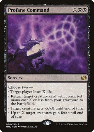 Profane Command [Modern Masters 2015] MTG Single Magic: The Gathering  | Multizone: Comics And Games