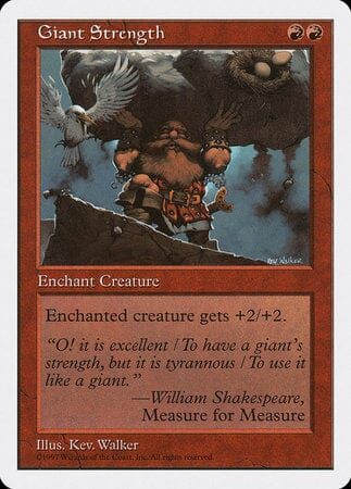 Giant Strength [Fifth Edition] MTG Single Magic: The Gathering  | Multizone: Comics And Games