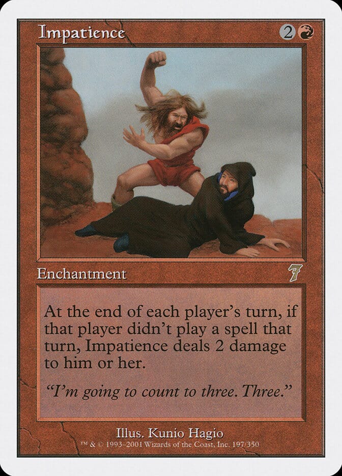 Impatience [Seventh Edition] MTG Single Magic: The Gathering  | Multizone: Comics And Games