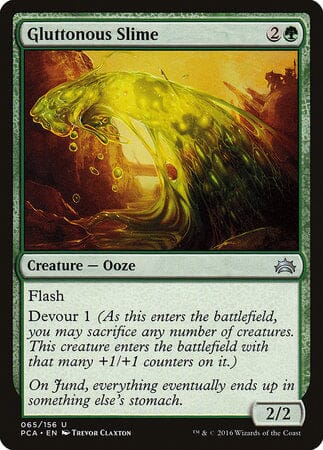 Gluttonous Slime [Planechase Anthology] MTG Single Magic: The Gathering  | Multizone: Comics And Games