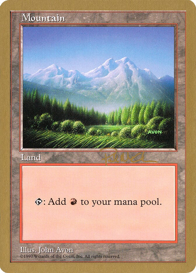Mountain (pm443) (Paul McCabe) [World Championship Decks 1997] MTG Single Magic: The Gathering  | Multizone: Comics And Games