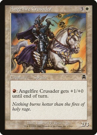 Angelfire Crusader [Apocalypse] MTG Single Magic: The Gathering  | Multizone: Comics And Games