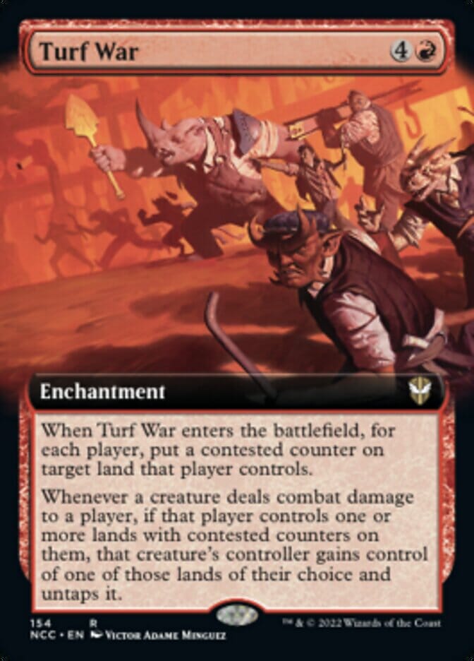 Turf War (Extended Art) [Streets of New Capenna Commander] MTG Single Magic: The Gathering  | Multizone: Comics And Games