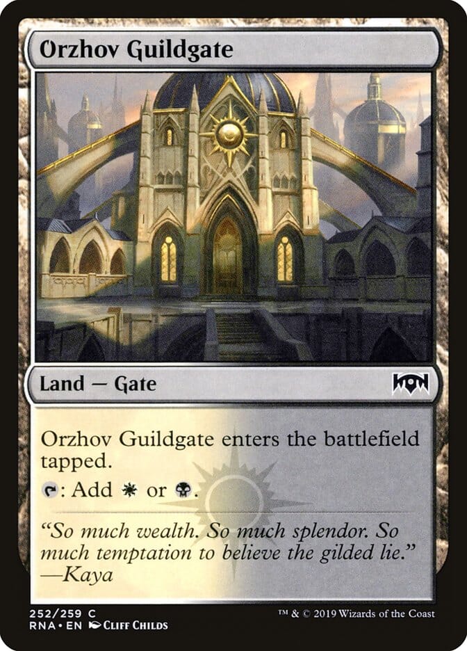 Orzhov Guildgate (252/259) [Ravnica Allegiance] MTG Single Magic: The Gathering  | Multizone: Comics And Games