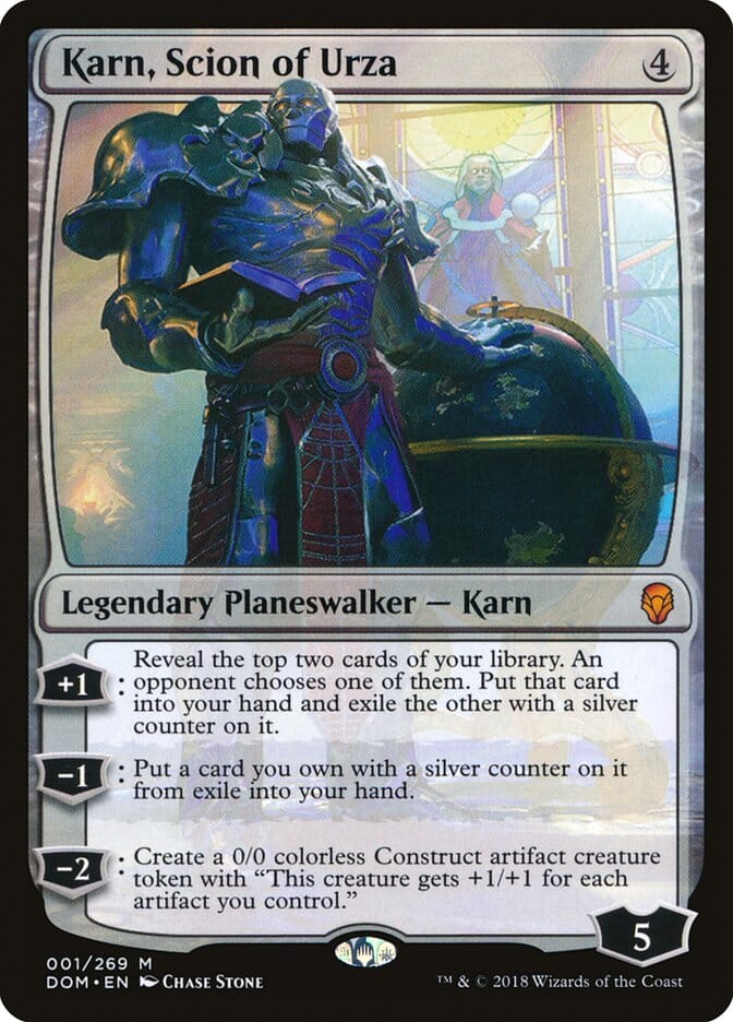 Karn, Scion of Urza [Dominaria] MTG Single Magic: The Gathering  | Multizone: Comics And Games