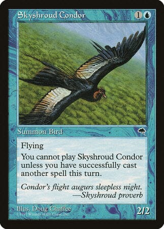 Skyshroud Condor [Tempest] MTG Single Magic: The Gathering  | Multizone: Comics And Games