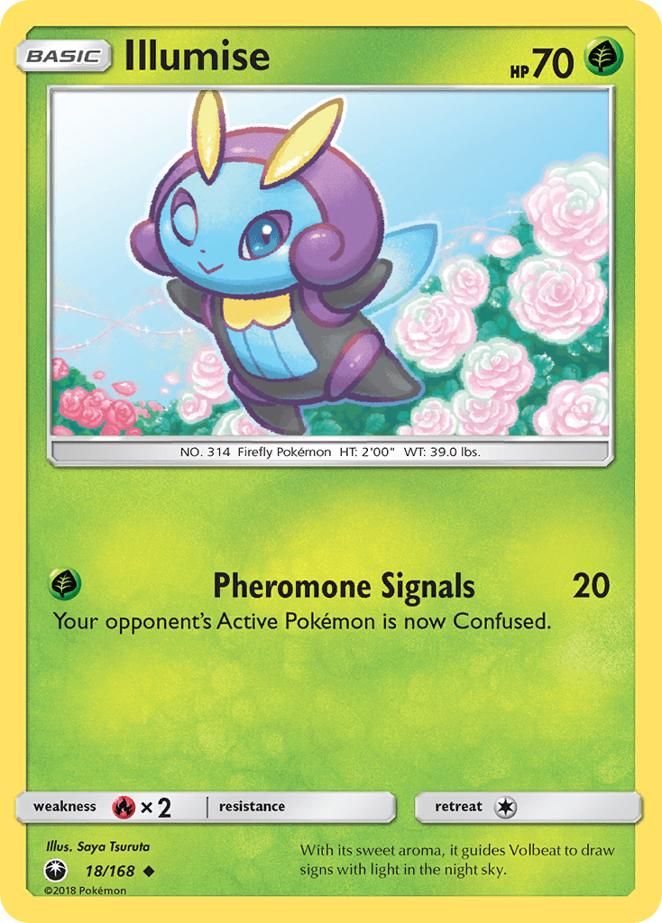 Illumise (18/168) [Sun & Moon: Celestial Storm] Pokemon Single Pokémon  | Multizone: Comics And Games
