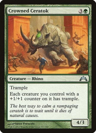 Crowned Ceratok [Gatecrash] MTG Single Magic: The Gathering  | Multizone: Comics And Games