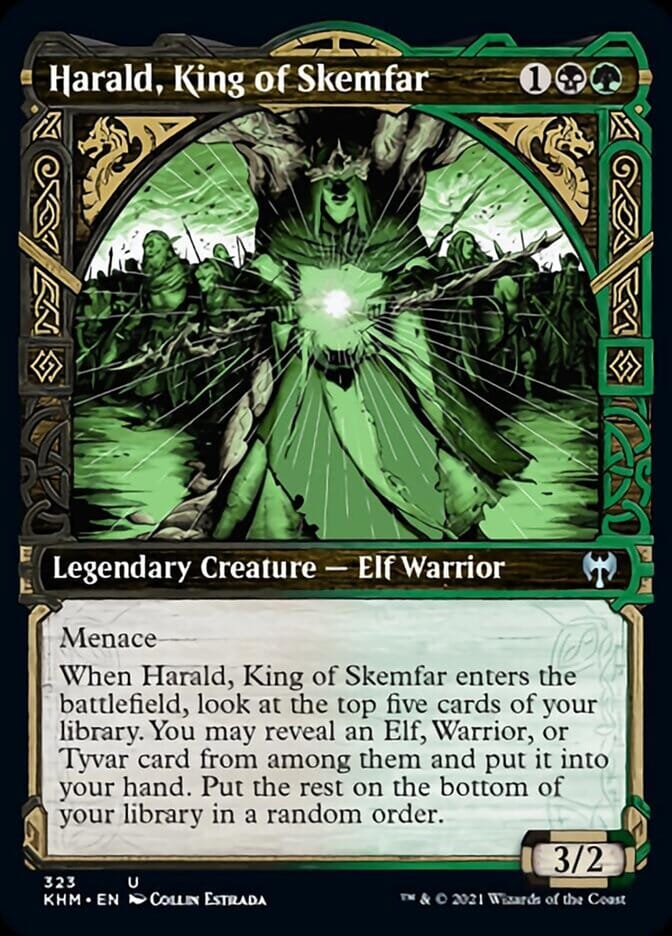 Harald, King of Skemfar (Showcase) [Kaldheim] MTG Single Magic: The Gathering  | Multizone: Comics And Games