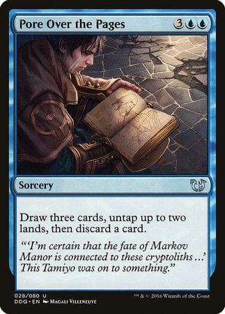 Pore Over the Pages [Duel Decks: Blessed vs. Cursed] MTG Single Magic: The Gathering  | Multizone: Comics And Games