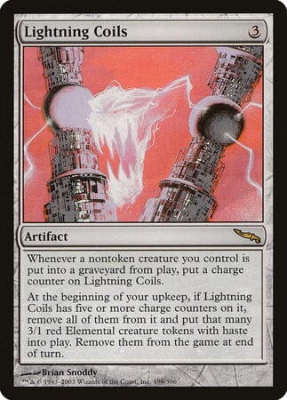 Lightning Coils [Mirrodin] MTG Single Magic: The Gathering  | Multizone: Comics And Games